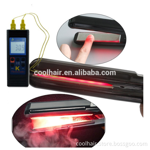 titanium tourmaline infrared hair straightener